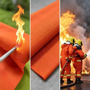 Tessuto di sicurezza non tessuto in aramide resistente al fuoco estremo